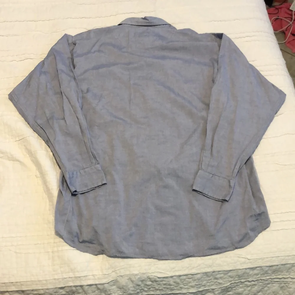 Willis & Geiger Outfitters Blue ButtonSown Mens Size 17.5”, 35 - Picture 15 of 15